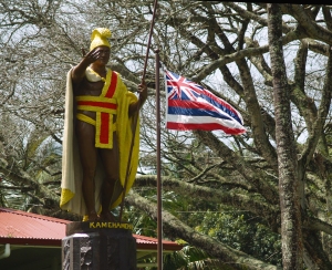 King Kamehameha Statue, Kapa'au: Photo by Donald MacGowan