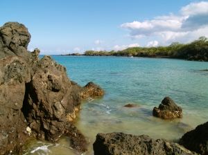Anaeho'omalu Bay From The North: Photo by Donnie MacGowan
