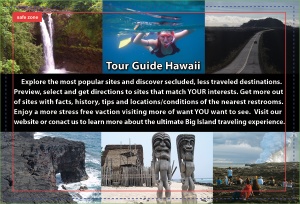 Tour Guide Hawaii iPod and iPhone App puts the magic, mystery and romance of Hawaii in the palm of your hand. It's like having a friend from Paradise sitting in your car, telling you where to go, what to do and all the island secret spots...