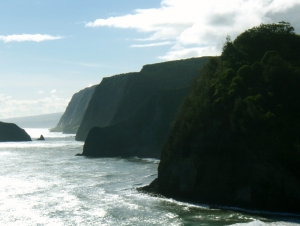 The Cliffs at Pololu: Photo by Donald B. MacGowgan