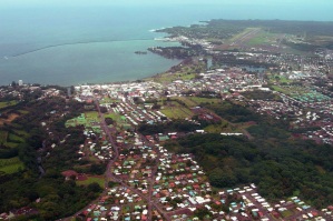 Hilo From the Air: Photo by Donnie MacGowan