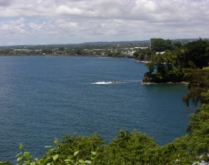 Hilo From the Northwest, Over the Bay: Photo by Prescott Ellwood