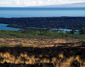 The View of Kiholo Bay From the Hawaii Belt Road: Photo  by Donald B. MacGowan