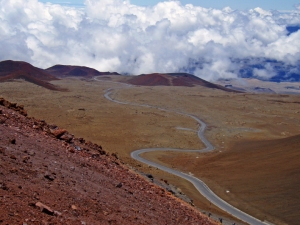 Mauna Kea Summit Road: Photo by Donnie MacGowan