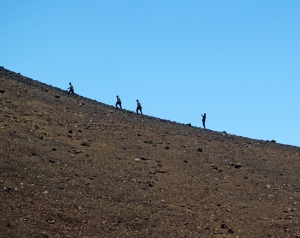 On the Way Up on Mauna Kea: Photo by Donnie MacGowan