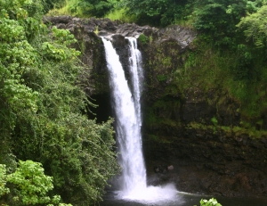 Hilo's Numerous Waterfall, Beach and Open Space Parks Are Inviting and Attractive: Photo by Donnie MacGowan